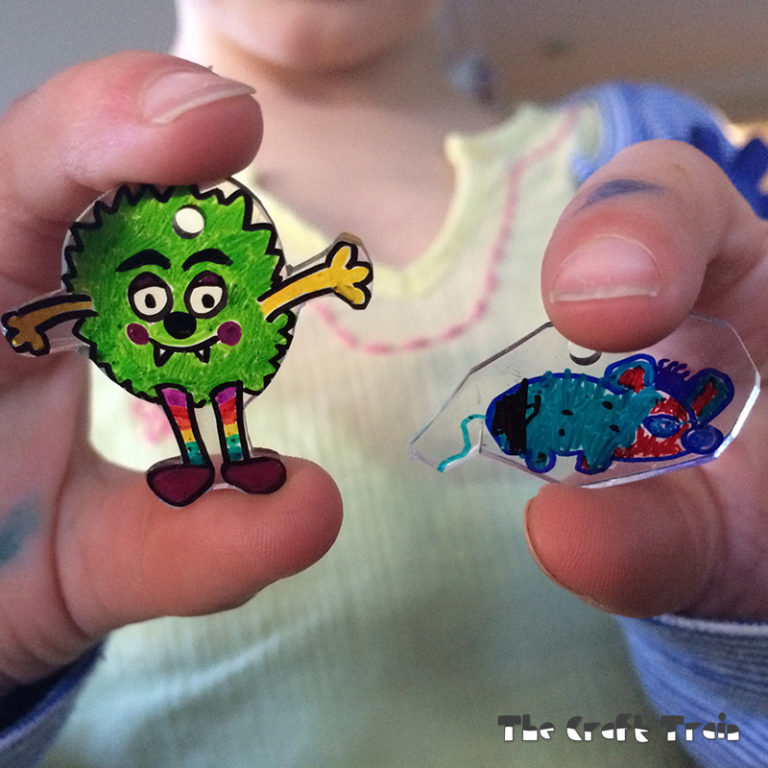 Shrink art charms