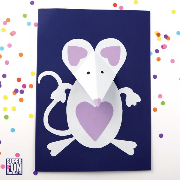 Mouse Drag Using Paper 3D Paper Mouse - The Craft Train