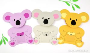 mother & baby koala card - The Craft Train