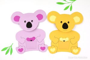 mother & baby koala card - The Craft Train