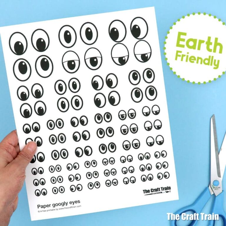 free printable paper googly eyes