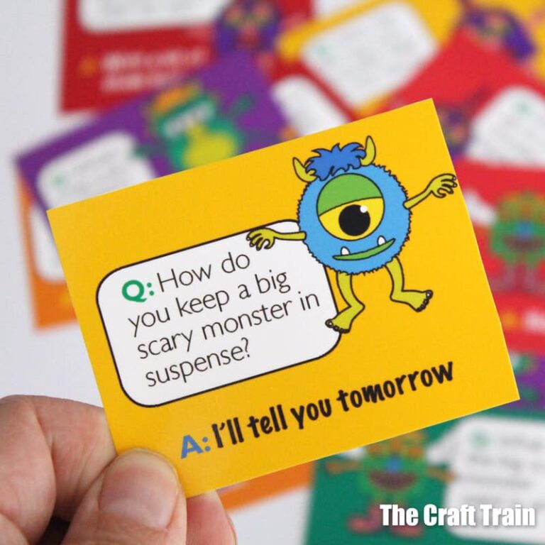 Printable monster jokes for kids