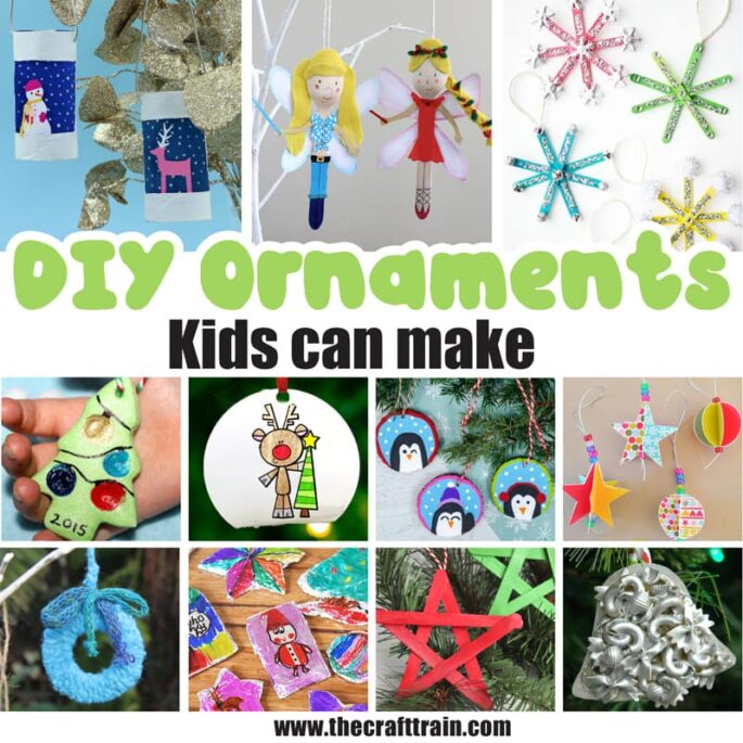 DIY ornaments kids can make - The Craft Train