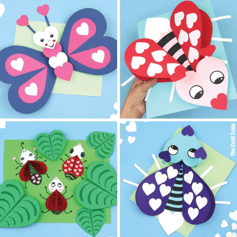 3D Paper Lovebugs
