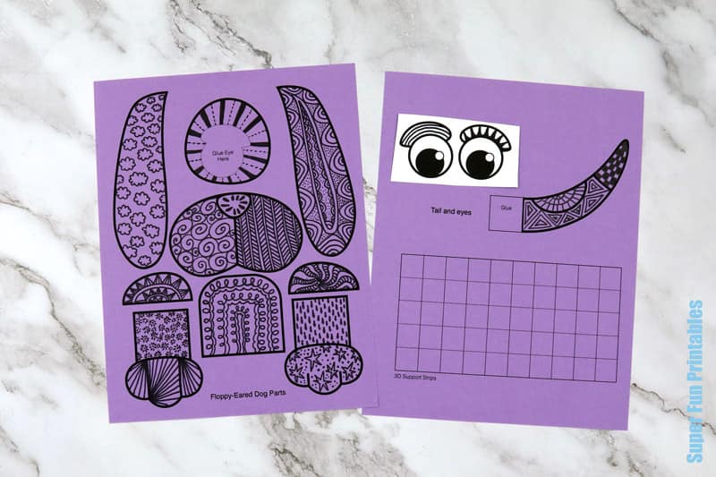 Doodle dog craft