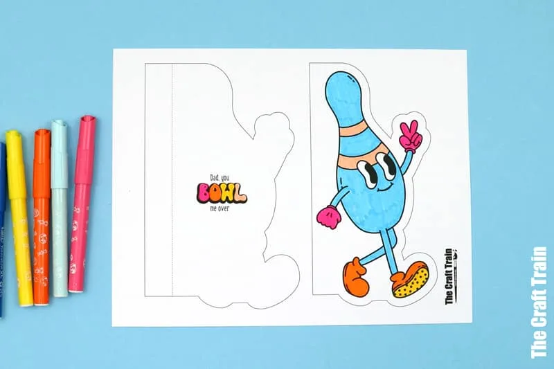 Printable bowling card step one