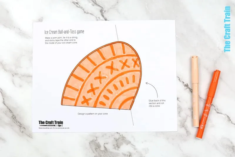 Pom pom ice cream game steps