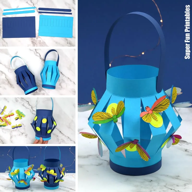 How to make a decorative firefly paper lantern