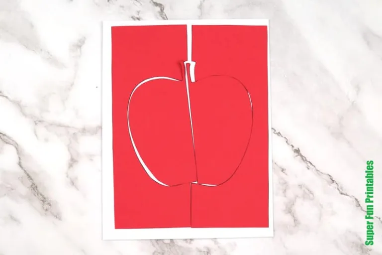 Apple positive negative art steps 3