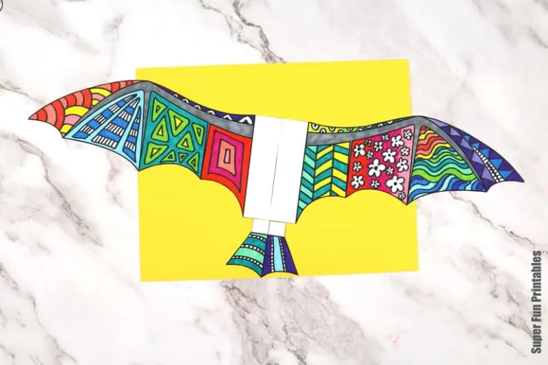 Pattern art bat steps