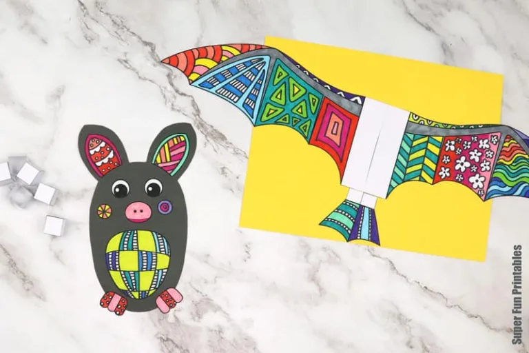Pattern art bat steps