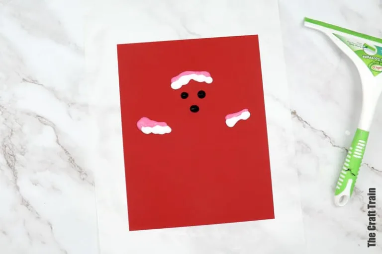 squeegee art ghost painting steps