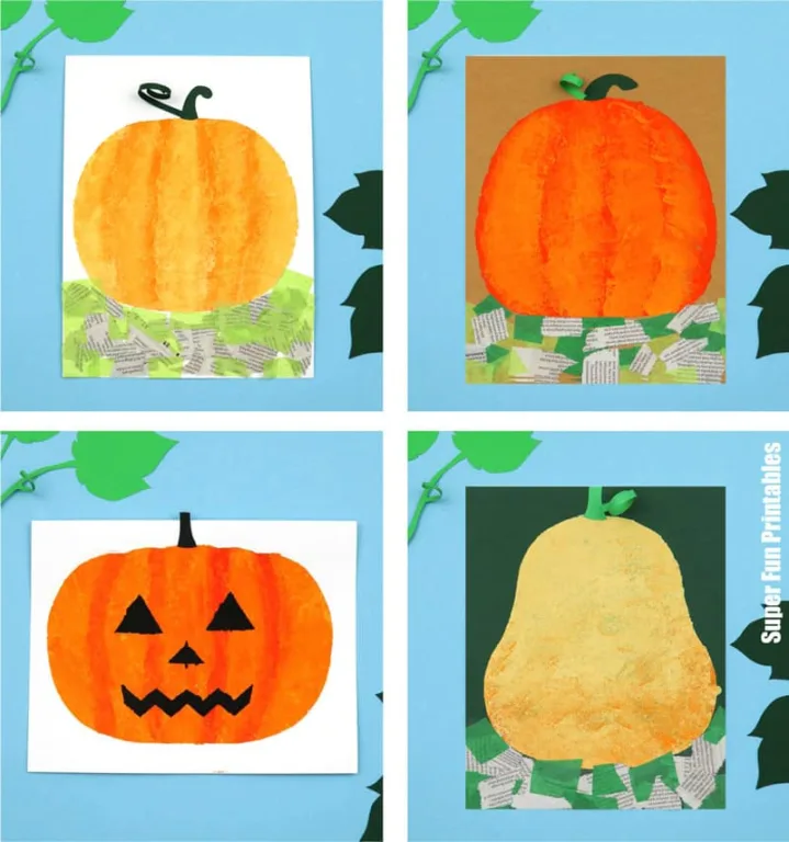 Pumpkin art sizes