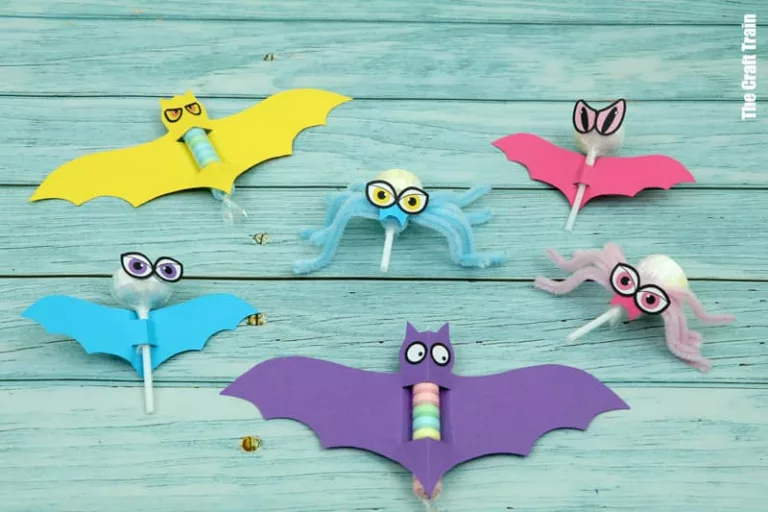 Cute Halloween Treats papercraft with printable template
