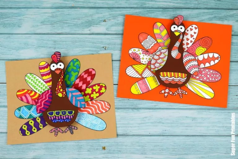 Turkey art project for kids