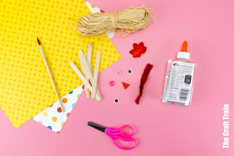 craft stick scarecrow materials