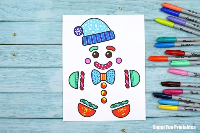 Gingerbread 3D pattern art steps