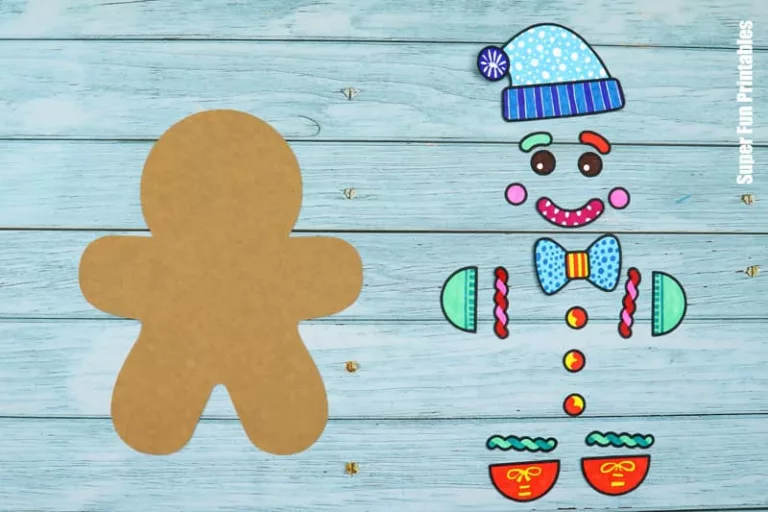 Gingerbread 3D pattern art steps