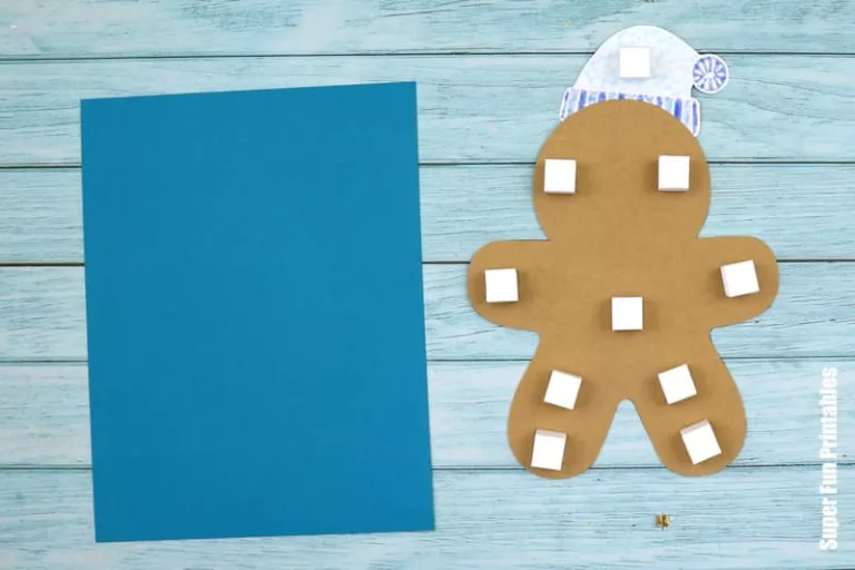 Gingerbread 3D pattern art steps