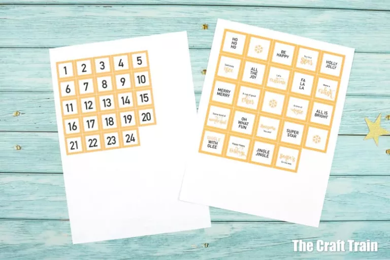 Light up paper cup DIY advent calendar steps
