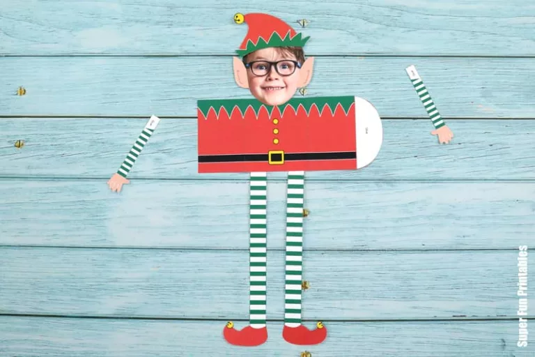 Elf papercraft steps