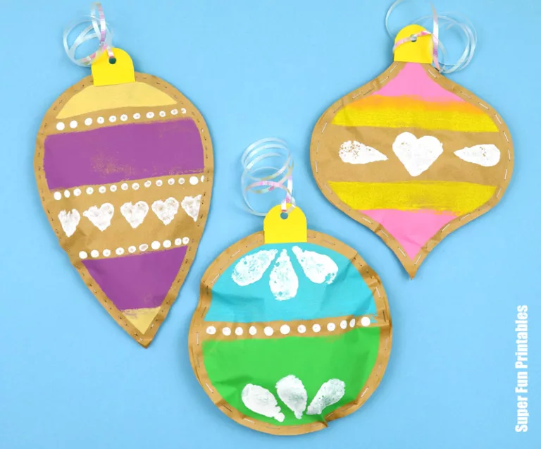 stuffed paper baubles DIY gift idea
