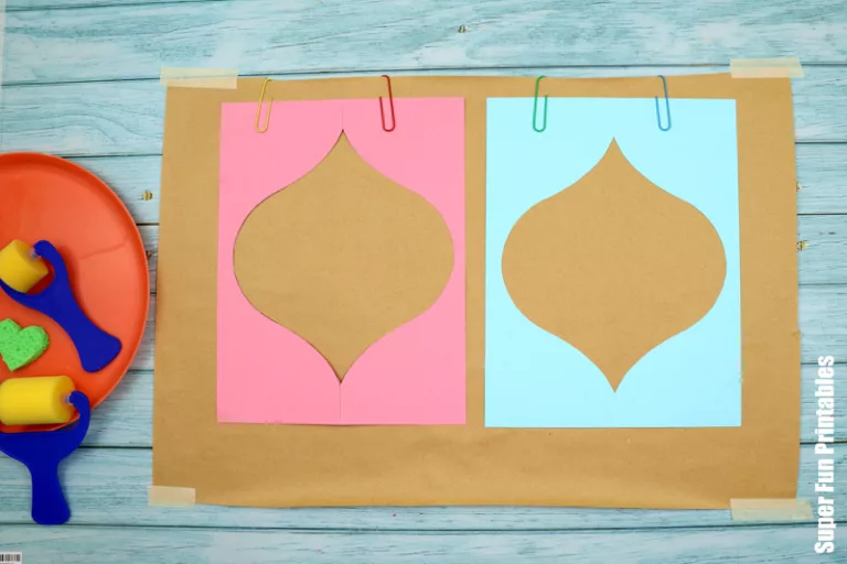 Steps to make stuffed paper baubles