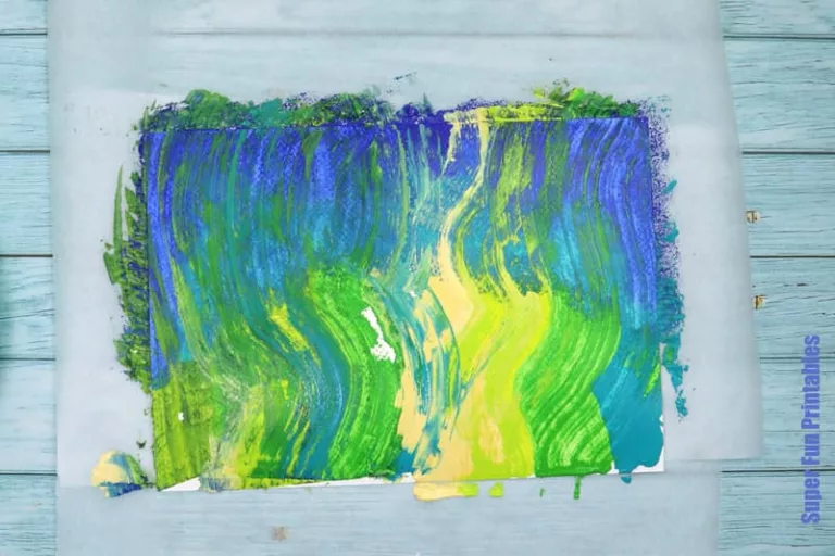 Aurora Borealis art steps