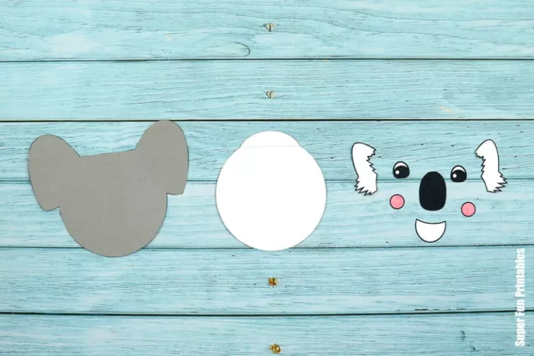 festive koala card steps 2