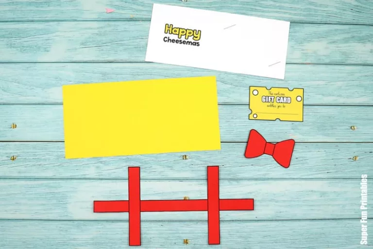 Cheesy mouse gift card steps 5