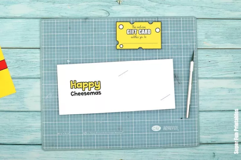 Cheesy mouse gift card steps 7
