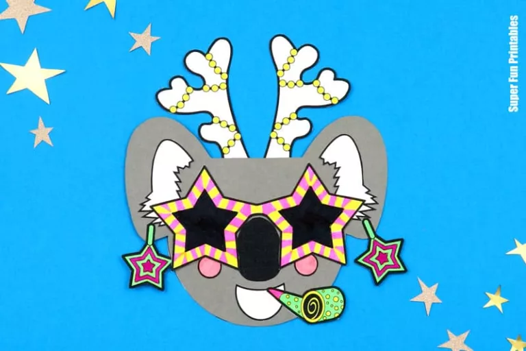 New Year party koala