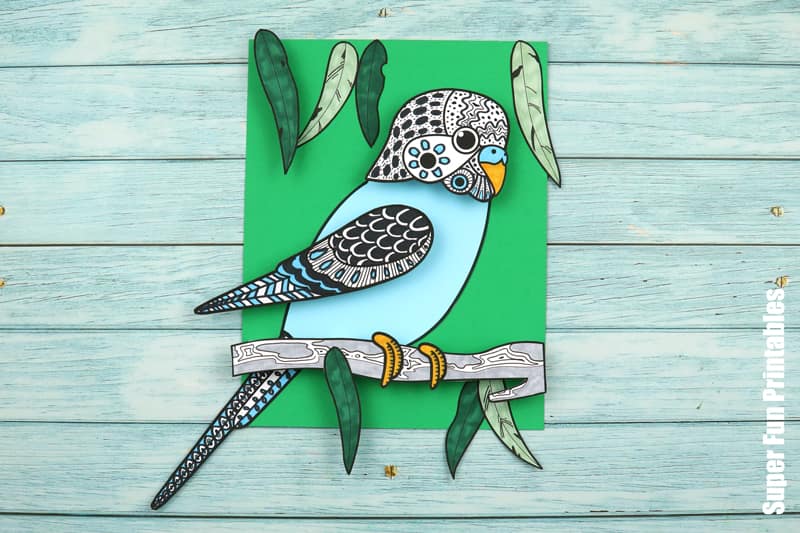 budgie craft for kids