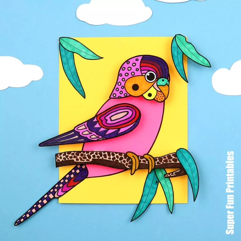 3D Budgie craft