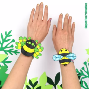 Insect Paper Bracelets