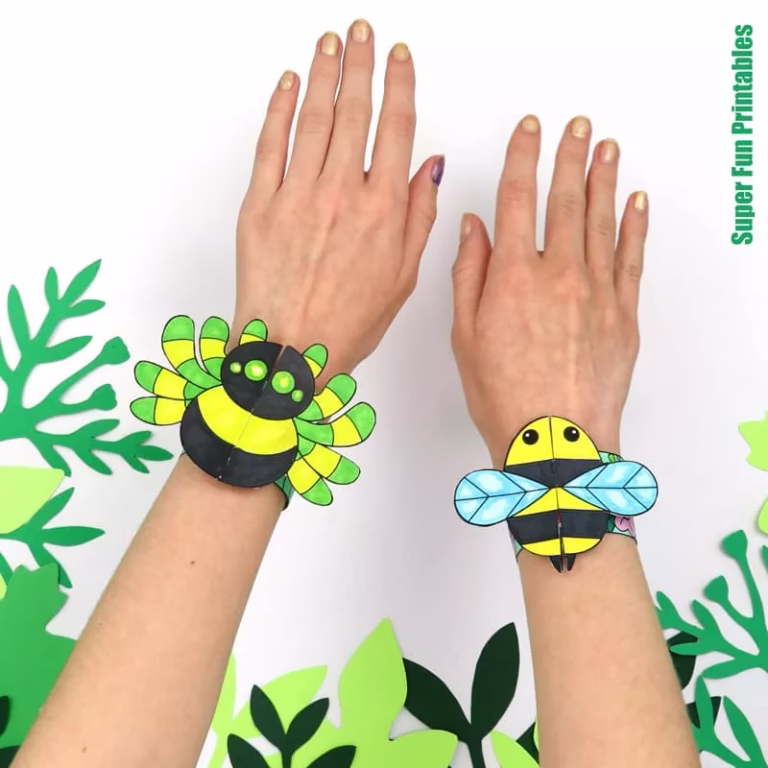 Insect Paper Bracelets