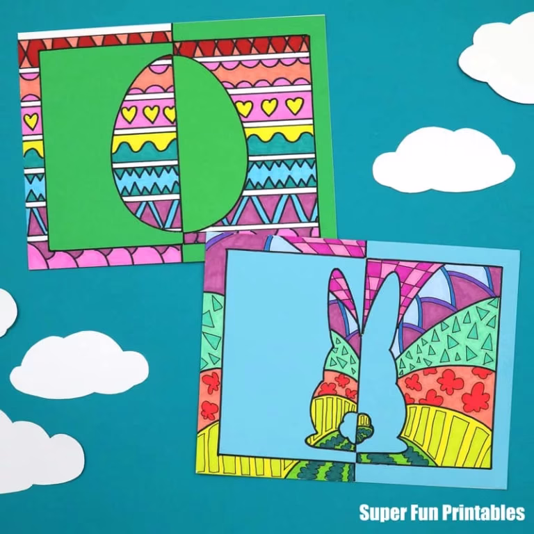 Easter Positive Negative Art