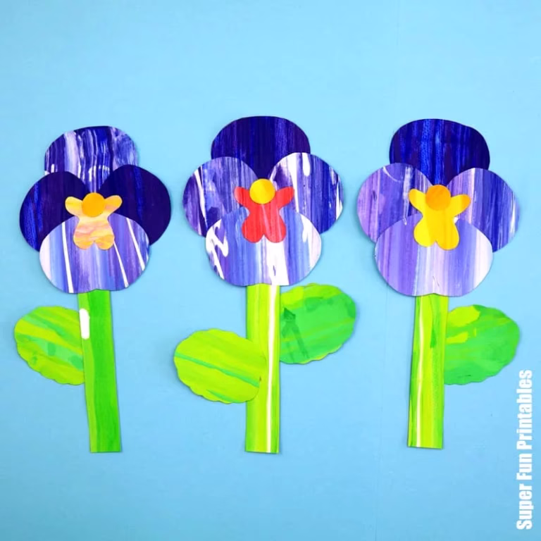 Pansy Flower Craft