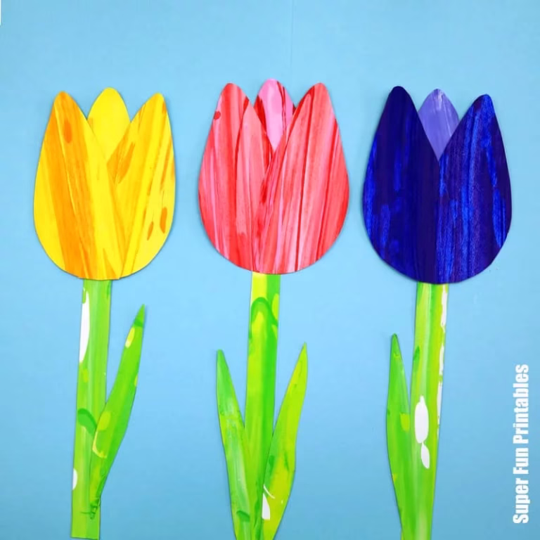 Tulip Scrape Art