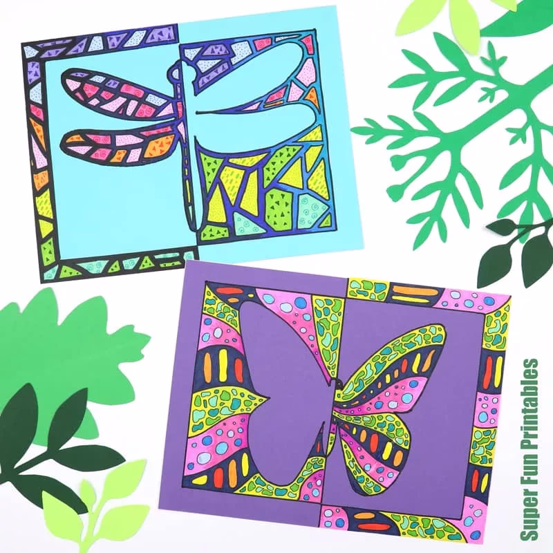 Insect Positive Negative Art