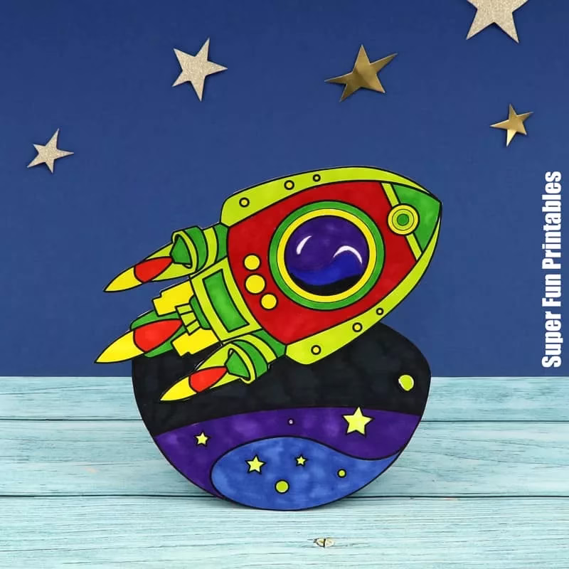 Rocket space craft for kids