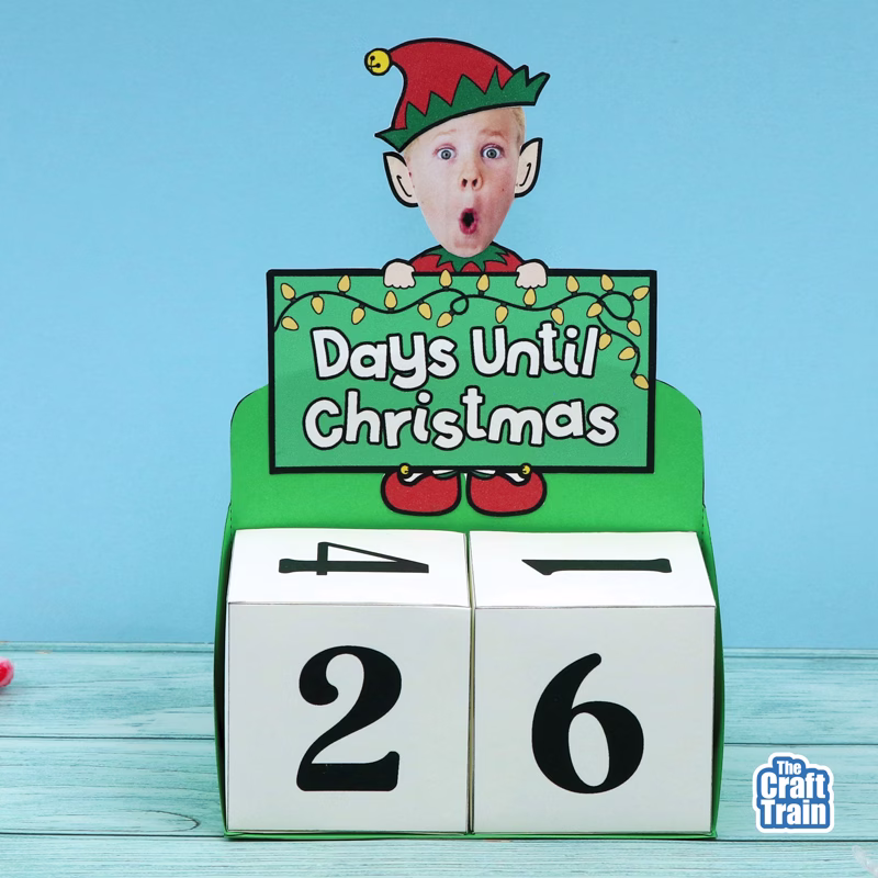 Elf christmas countdown calendar