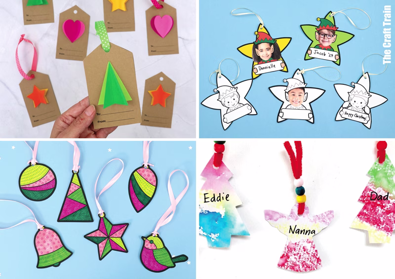 DIY gift tags kids can make