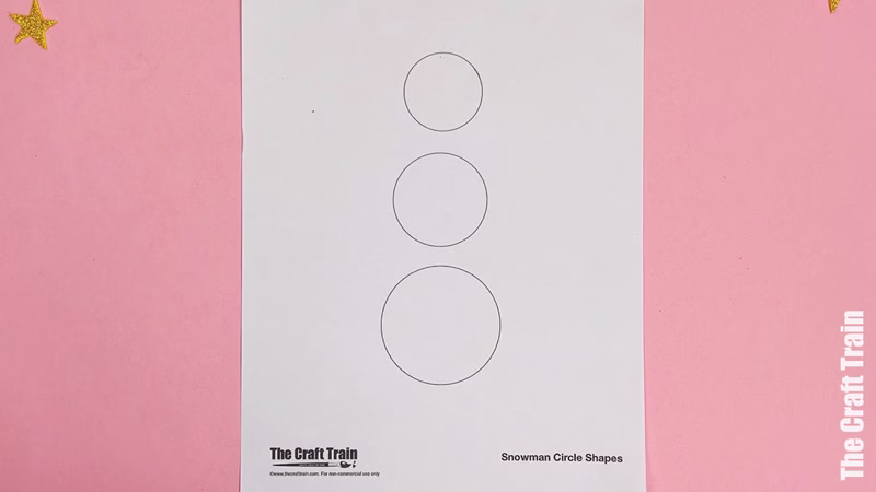 Sponge snowman steps