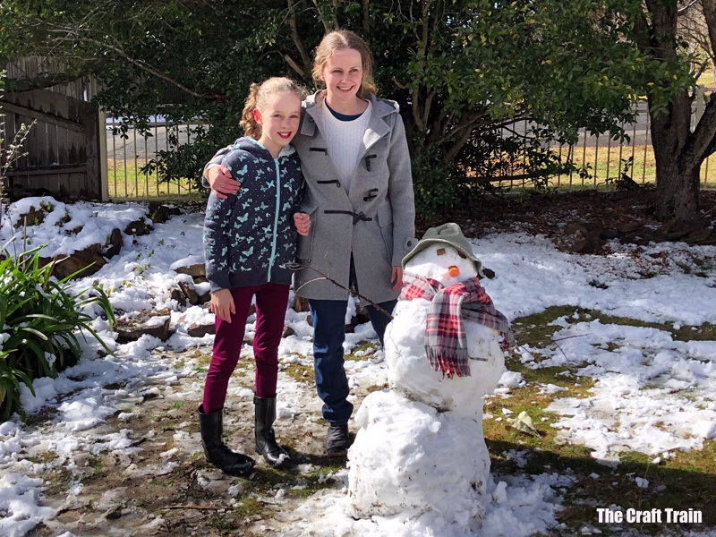 Real snowman