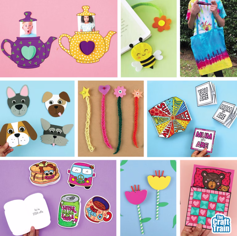 Mother's Day DIY cards and gifts kids can make