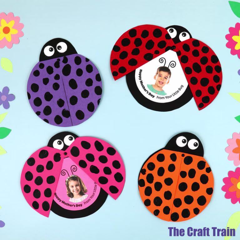 Mother's Day ladybug card